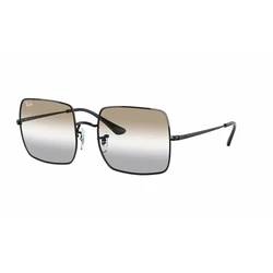 Ray Ban Square Women's Sunglasses RB1971 002/GG - Black Metal Frame, Brown Gradient Lens