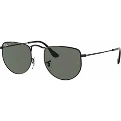 Ray Ban Elon Unisex Sunglasses — Black Metal Frame, Green Lenses (RB3958 002/58, 50/20/145)