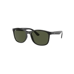 Ray Ban Unisex Γυαλιά Ηλίου RB4374 601/31 – Μαύρος Κοκκάλινος Σκελετός, Πράσινος Φακός G15, Μέγεθος 56/19/145