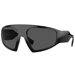 BURBERRY Auden Men's Sunglasses with Black Acetate Frame and Grey Lens BE4369 300187