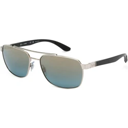 Ray Ban Chromance Ανδρικά Γυαλιά Ηλίου RB3701 003/J0 59 – Ασημί Σκελετός, Μπλε Polarized Καθρέφτης Φακός