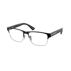 Prada Men's Metal Eyeglass Frame Black PR57ZV-1AB1O1