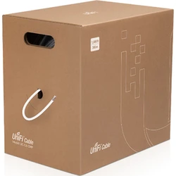 Ubiquiti UniFi Καλώδιο Δικτύου UTP Cat6 305 m - Λευκό (UC-C6-CMP)