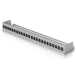 Ubiquiti UACC-Rack-Panel-Patch-Blank-24 - 24-Port Keystone Patch Panel Cat6 1U 19" Μαύρο