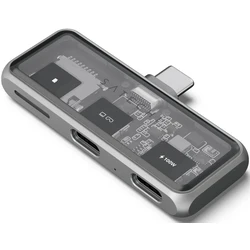 Satechi USB-C PD Mobile XR Hub & MicroSD Card Reader - Space Grey