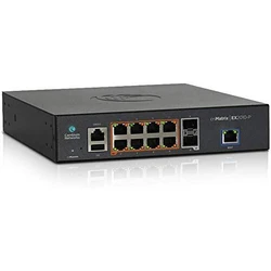 Cambium Networks EX2010-P (MX-EX2010PXA-E) – 8 Gigabit RJ45 + 2 SFP Unmanaged PoE Switch