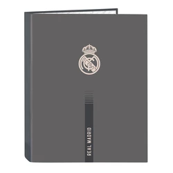 Safta Folio Cardboard 4 Rings Binder Real Madrid 3rd Kit 24 25