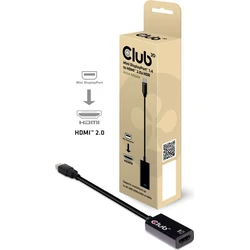 Club3D Μετατροπέας mini DisplayPort (αρσ.) σε HDMI (θηλ.) Ενεργός CAC-1180