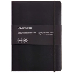 Miquelrius LEATHER1839 Notebook 152 x 210 mm Squared 5mm with Index, 300 Pages (SKU 521654, MPN A041090)