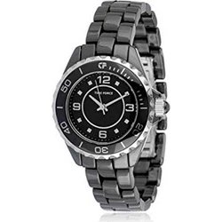 Time Force Women's Watch 31 mm Black Ceramic Bracelet - TF4184L01M