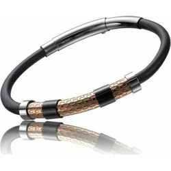 Time Force Men's Leather Cuff Bracelet 21cm S0321663 (TS5099BR23)