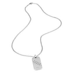Breil Stainless Steel Necklace TJ1823 - 60 cm, Grey Pendant
