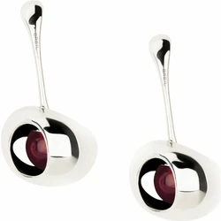 Breil Stainless Steel Red Earrings TJ1860