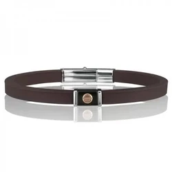 Breil Men's Leather Bracelet 20 cm TJ1942