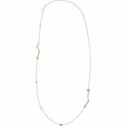 Breil Zodiac Necklace TJ2283 70cm Grey Stainless Steel