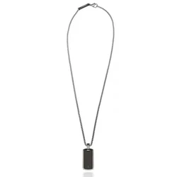 Breil Black Stainless Steel Necklace TJ2747 - 65 cm