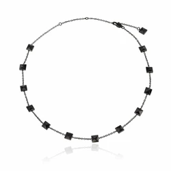 Breil Black Stainless Steel Necklace TJ2811 - 60 cm