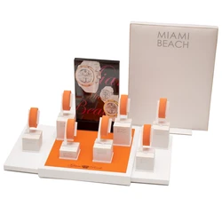 Glam Rock Product Display Stand 52x47x23.2 cm (Metal, Multicolored)