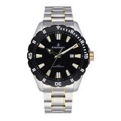 Radiant Men's 45mm Quartz Watch with Silver Metal Bracelet RA602202