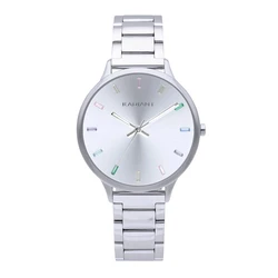 Radiant Men's 38mm Quartz Analog Watch Grey Metal Bracelet RA608201