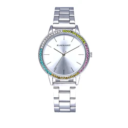 Radiant Women's 27mm Quartz Watch Grey Metal Bracelet RA620202