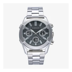 Radiant Men's 44mm Quartz Battery Watch with Grey Metal Bracelet RA634702