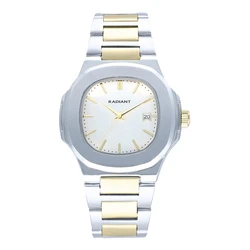 Radiant Men's Quartz Watch 43 mm Two‑Tone Stainless Steel Bracelet RA639204