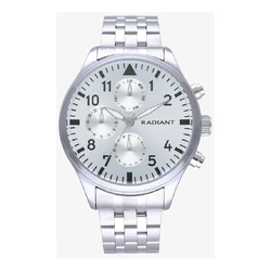 Radiant Men's Watch 43mm Silver Metal Bracelet RA612707B