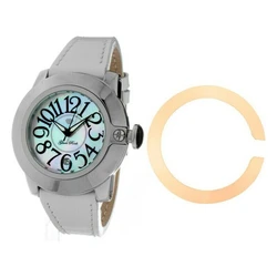 Glam Rock Γυναικείο Ρολόι 44mm Μπαταρίας με Μπεζ Δερμάτινο Λουράκι GR32050