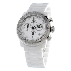 Glam Rock Γυναικείο Ρολόι 42mm GR50116D - Λευκό Κεραμικό Κουτί & Μπρασελέ