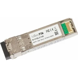 MikroTik S+31DLC10D SFP+ Οπτικός Πομποδέκτης 10GbE (1310 nm, 10 km, Duplex LC/UPC)