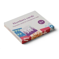 Cubetto MINT Κάρτες Αριθμών 123 για Διαφανές Χαλάκι, Ηλικίες 3+, Κατάλληλο για Montessori