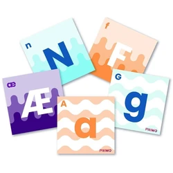 Cubetto MINT Κάρτες Γραμμάτων ABC για τη Διαφανή Στρώση, από 3 ετών (Κατάλληλο για Montessori)