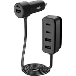 TTEC Car Charger SmartCharger 6in1 PD 90W Black 2CKP06S