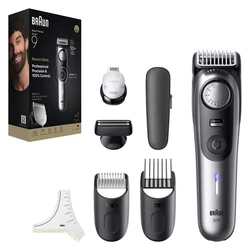 Braun Series 9 Επαναφορτιζόμενη Κουρευτική Μηχανή Ασημί BT9520