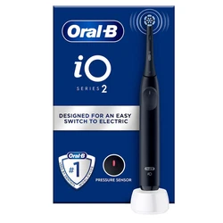 Oral-B IO 2 Ηλεκτρική Οδοντόβουρτσα Night Black • Αισθητήρας Πίεσης