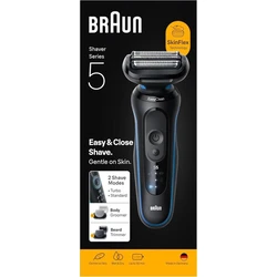 Ξυριστική Μηχανή Braun Series 5 52-B1650s Wet & Dry (μαύρο/μπλε)