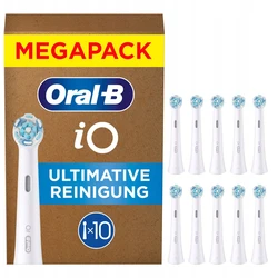 Oral‑B iO Ultimate Clean Ανταλλακτικές κεφαλές 10τμχ (λευκές, ανώτερη αφαίρεση πλάκας)