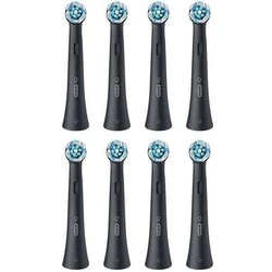 Oral-B iO Ultimate Clean Ανταλλακτικές Κεφαλές Οδοντόβουρτσας 8τμχ (Μαύρο)