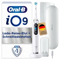 Oral‑B iO Series 9 Luxe Edition Ηλεκτρική Οδοντόβουρτσα (White Alabaster)