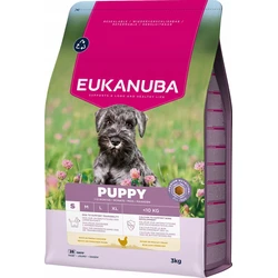 Eukanuba 3kg Dry Food for Small Breed Puppies with Chicken