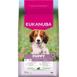 Eukanuba 3kg Dry Dog Food for Small & Medium Breeds with Lamb and Rice