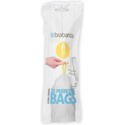 Brabantia Σακούλες Απορριμμάτων PerfectFit Bin Liner Type A 3 L 20 Τεμάχια