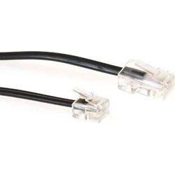 Microconnect Καλώδιο RJ11 σε RJ45 2 m Μαύρο (6P4C - 8P4C) MPK452S