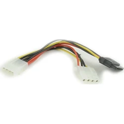 Cablexpert 6-Pin SATA to 4-Pin Molex Cable / Adapter, 135 mm, Multicolour (CC-SATA-PSY2)