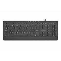 Πληκτρολόγιο Gembird KB-MCH-05 USB Multimedia Slim "chocolate-style" Μαύρο (US)