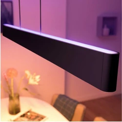 Philips Hue Ensis Κρεμαστό Φωτιστικό Μαύρο White & Colour Ambiance 6000 lm
