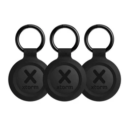 Xtorm TravelTag - Εντοπιστής συμβατός με Apple Find My & Google Find Hub, Μαύρο, 3 τεμάχια