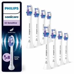 Philips Sonicare S2 Sensitive HX6058/87 - Ανταλλακτικές κεφαλές οδοντόβουρτσας 8τμχ