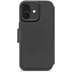 Decoded Αφαιρούμενο Wallet Πορτοφόλι Δερμάτινο / Tempered Glass / Πλαστικό 1.2mm Μαύρο (iPhone 17)
